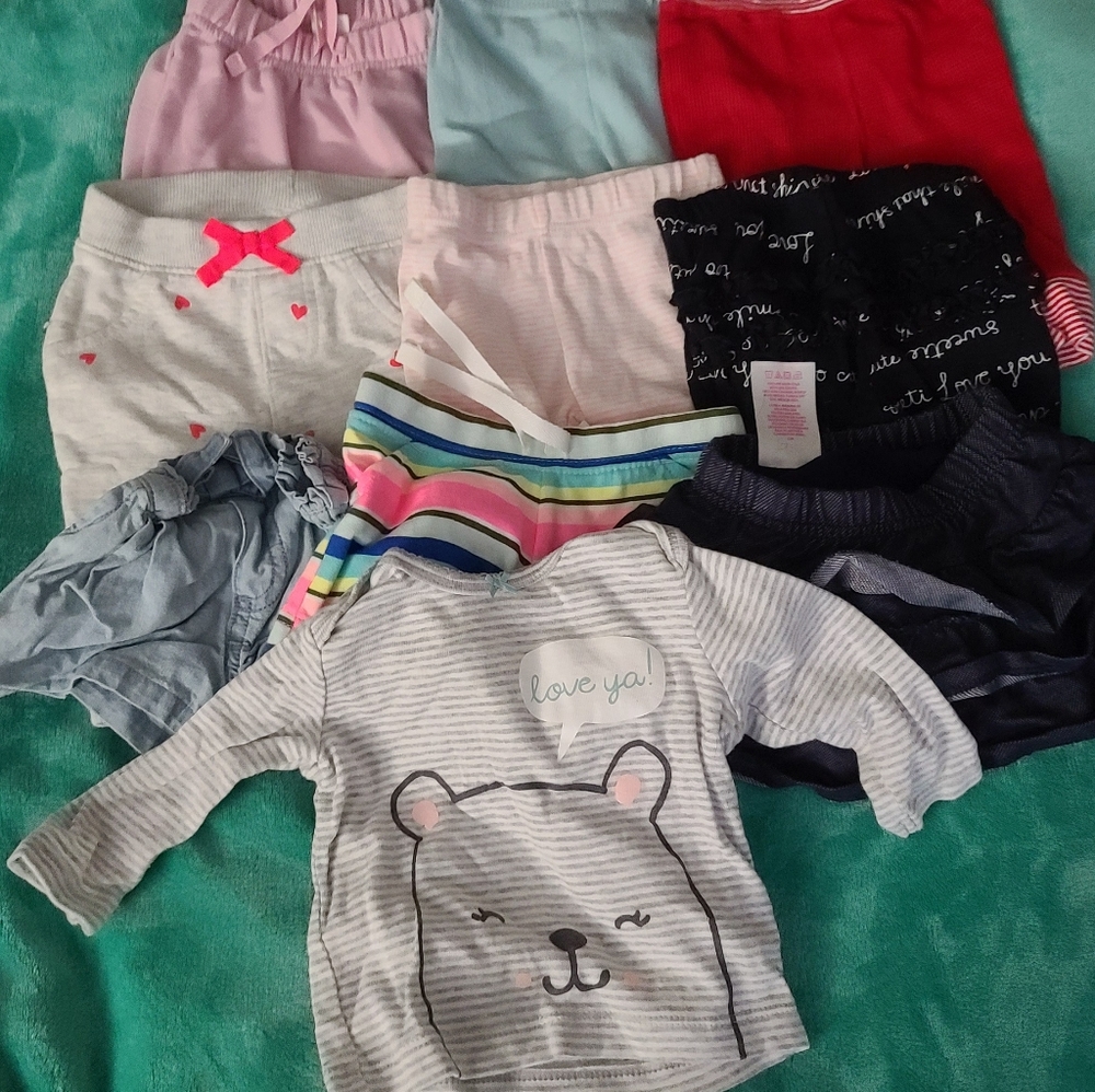 Baby girl clothing bundle